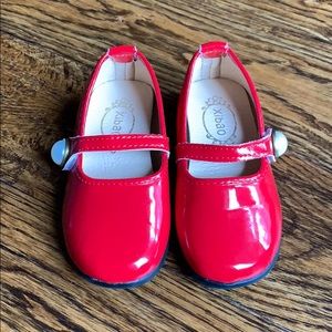 Red Patent Leather Toddler Dress Shoes